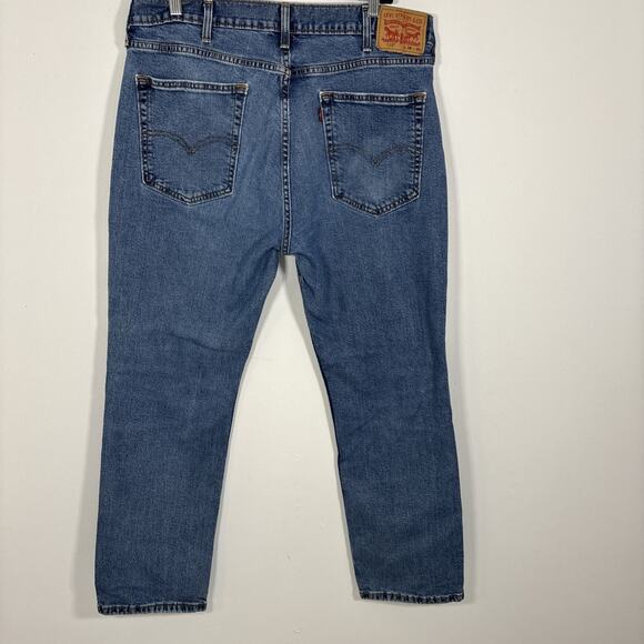 Levi’s 514 Jean 38 X 30 Straight Leg Classic Denim Everyday Stretch Medium Wash - Picture 1 of 7